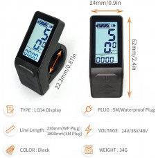 Дисплей за електрически велосипед LCD KT4 24V、36V、48V Дисплей за електрически велосипед LCD KT4 24V、36V、48V