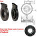 Electric Bike Accessories, KT V12L PAS Pedal Assist Sensor 6 Magnet Left Dual Hall Sensor 3 Pin SM Electric Bike Accessories, KT V12L PAS Pedal Assist Sensor 6 Magnet Left Dual Hall Sensor 3 Pin SM