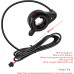 WUXING Electric Bicycle Thumb Throttle, FT-21X Finger Throttle Accelerator, Speed Control for Ebike Pocket Razor Scooter Accessories Part, 12-72V Universal WUXING Electric Bicycle Thumb Throttle, FT-21X Finger Throttle Accelerator, Speed Control for Ebike Pocket Razor Scooter Accessories Part, 12-72V Universal