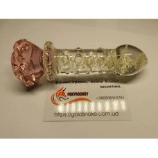 Стеклянный флуоресцентный фаллоимитатор FoxyRocksy GD-0002 Стеклянный флуоресцентный фаллоимитатор FoxyRocksy GD-0002