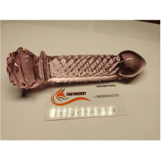 Стъклена дилдо роза FoxyRocksy GD-0005 Стъклена дилдо роза FoxyRocksy GD-0005