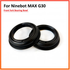 Carcasa de rulment pentru tub furcă față, parte rotativă, superioară și inferioară, potrivire pentru piese de scuter electric NINEBOT MAX G30 (culoare: negru)