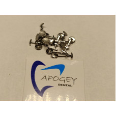Дентален лингвален бутон кръгла двойна кукичка ApogeyDental LBM0014 Цена за бр
